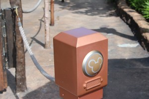 A lonely little Fastpass+ touchpoint waiting to be used